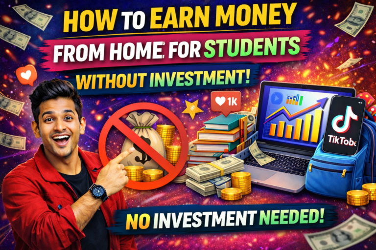 How to Earn Money from Home for Students Without Investment