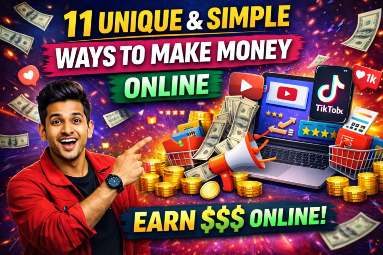 11 Unique and Simple ways to make money Online