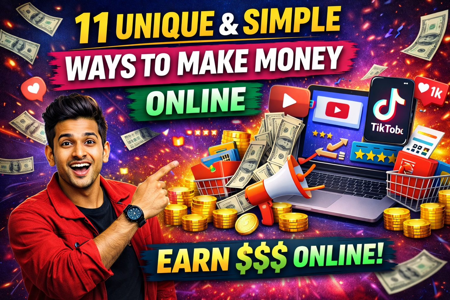 11 Unique and Simple ways to make money Online